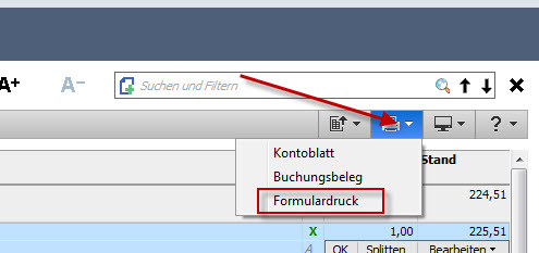 Formulardruck